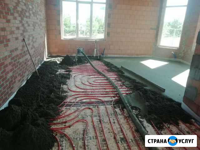 Полусухая стяжка пола Ижевск - изображение 1