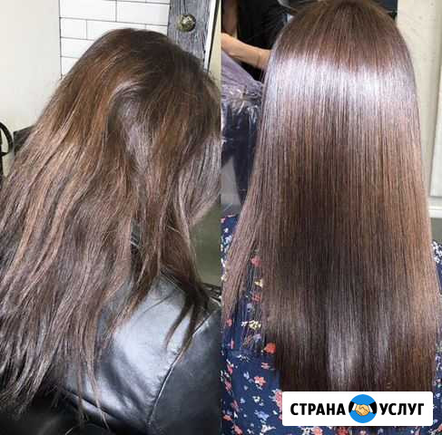 Кератиновое выпрямление волос,ботокс,окрашивание в Астрахань - изображение 1