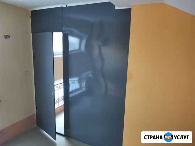 Металлические межэтажные перегородки двери, тамбур Омск - изображение 1