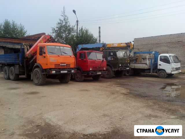 Услуги манипуляторов кран бортов камазы, мазы Киров - изображение 1