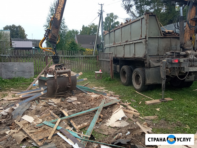 Вывоз строительного мусора, старой мебели, хлама. Снос дома, гаража, сарая, бани, демонтажные работы Кострома - изображение 5