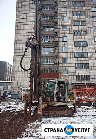 В аренду буровая установка. Бурение лидерных скважин под сваи Пермь - изображение 1
