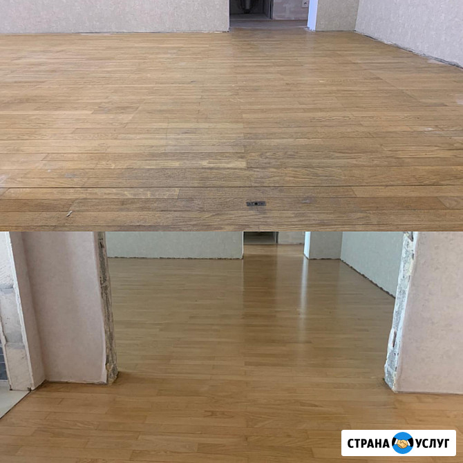 Циклевка паркета, шлифовка, покрытие паркета лаком. Цена от 500 р. м2 Москва - изображение 2