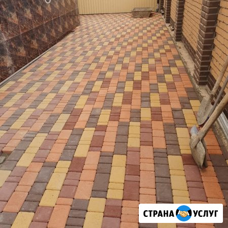 Укладка тротуарной плитки и бордюры Анапа - изображение 1