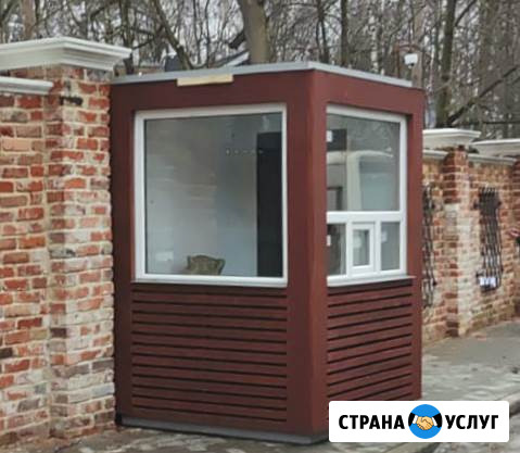 Пост охраны 1, 6 м, снаружи бруски лиственницы, изготовление по цене производителя Москва - изображение 2