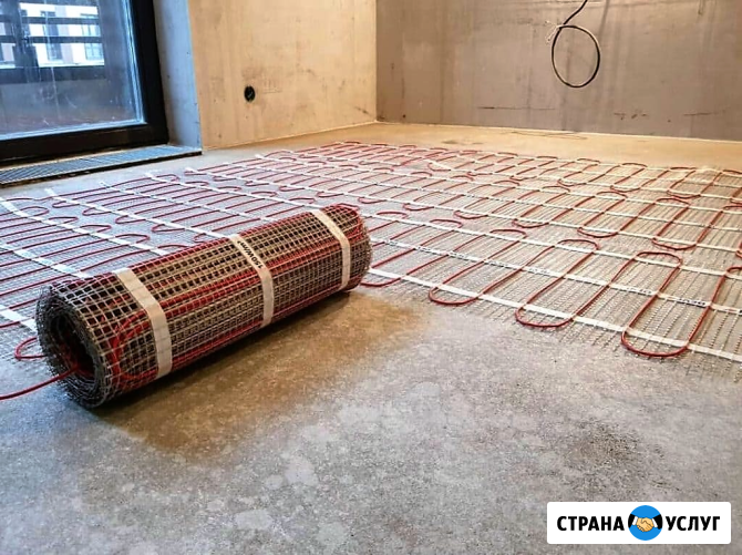 Теплый пол под плитку. Нагревательные маты Саратов - изображение 1