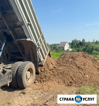 Песок строительный, щебень, отсев доставка Великие Луки - изображение 1