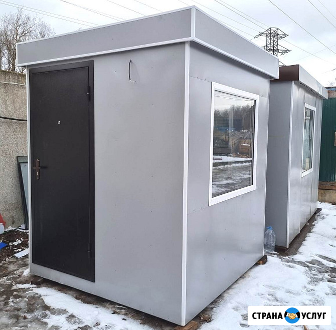 Будка пост охраны размер 2х2 м, новый, цена эконом Москва - изображение 5