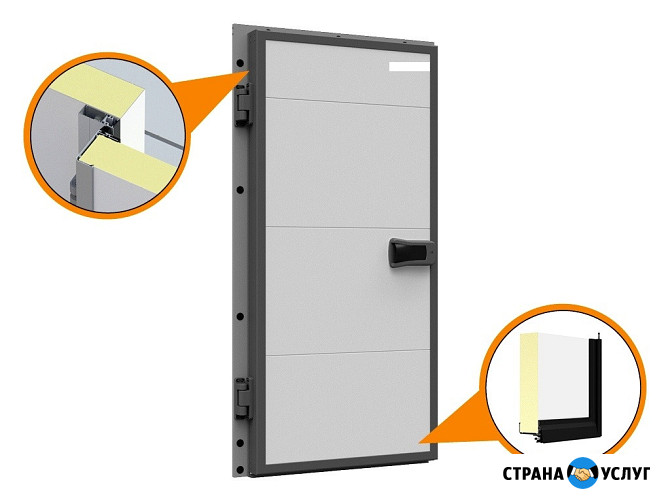 Двери Холодильные и Морозильные (Распашные и Откатные) - Изготовление Под Размер от Производителя Симферополь - изображение 1
