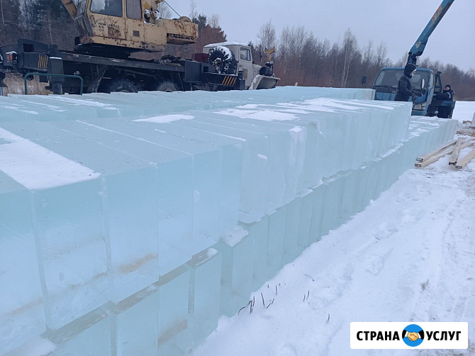 Лед, блоки льда для скульптур, лед строительный Москва - изображение 3