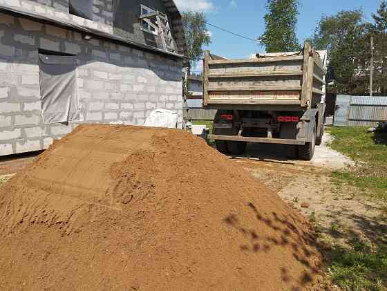 Песок речной, карьерный, строительный Ярославль