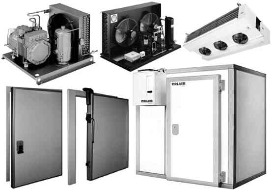 Сборка и Установка Холодильных и Морозильных Камер из Сэндвич - Панелей PIR - PUR Любого Размера Черноморское