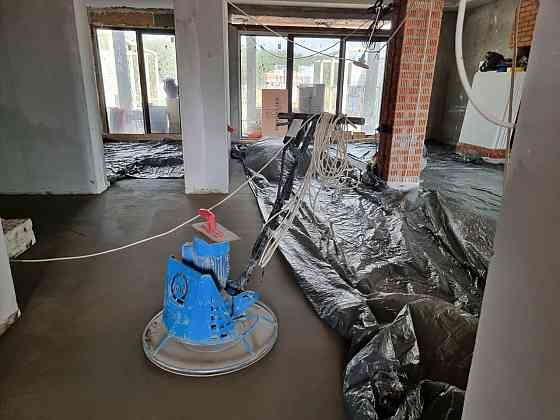 Механизированная полусухая стяжка Краснодар