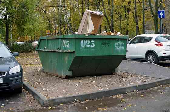 Вывоз строительного мусора, грунта контейнером 8м3 Краснодар