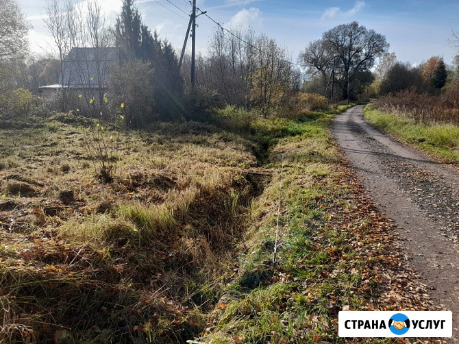 Заезд на участок через канаву, площадка под автомобиль Тверь - изображение 2