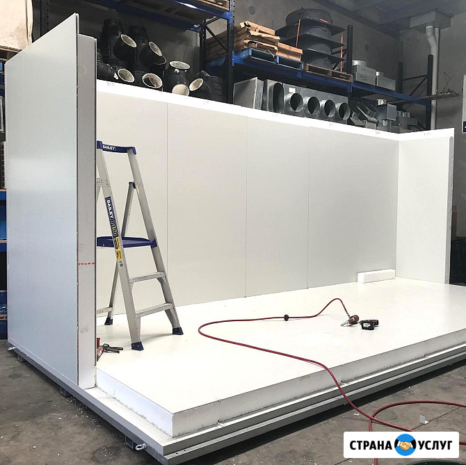 Сборка и Установка Холодильных и Морозильных Камер из Сэндвич - Панелей PIR - PUR Любого Размера Алушта - изображение 2