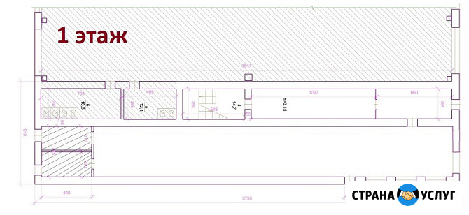 Сдам в аренду помещение свободного назначения в Новосибирске 140 кв.м Новосибирск - изображение 2