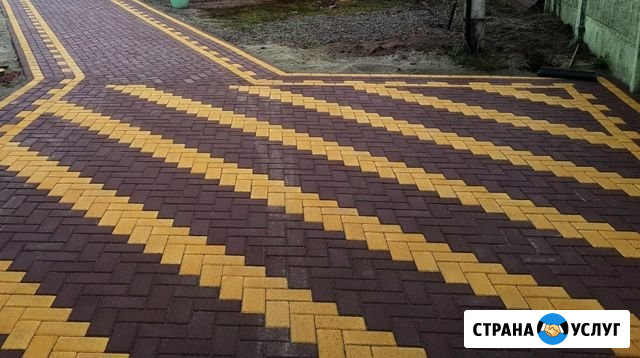 Укладка тротуарной. керам. плитки. брусчатки. поребриков Саранск - изображение 1